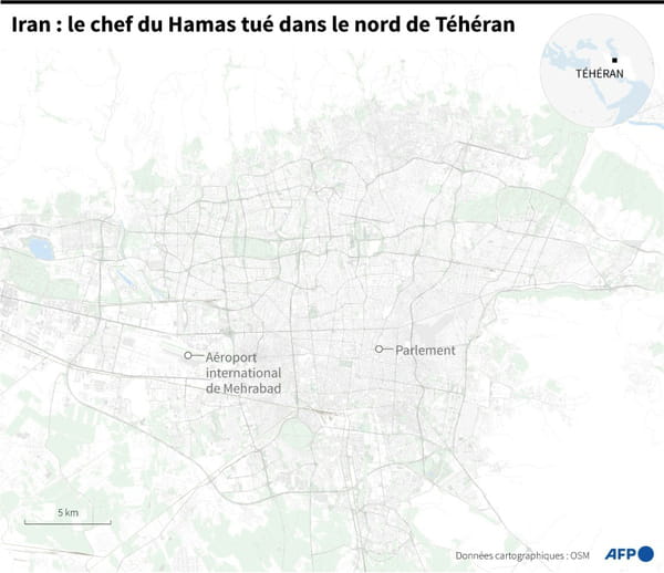 Funeral in Iran of Hamas leader Ismail Haniyeh, killed in an attack attributed to Israel