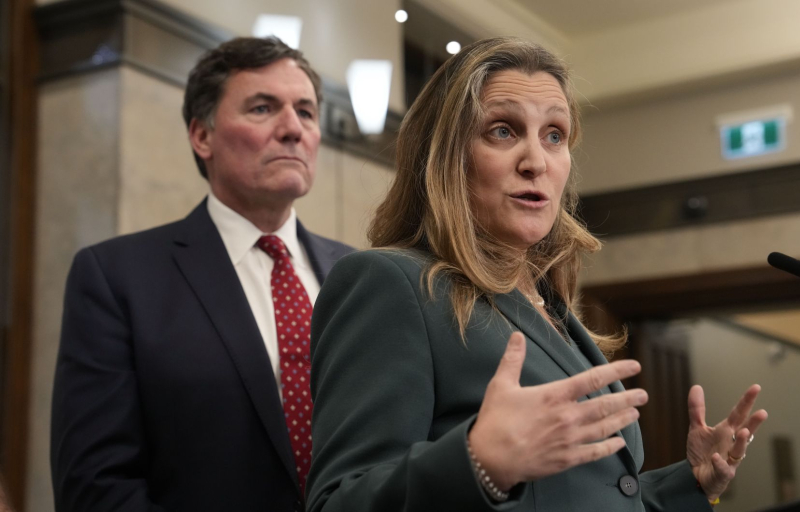 Ottawa, provinces to unite to respond to tariff threats, Freeland says