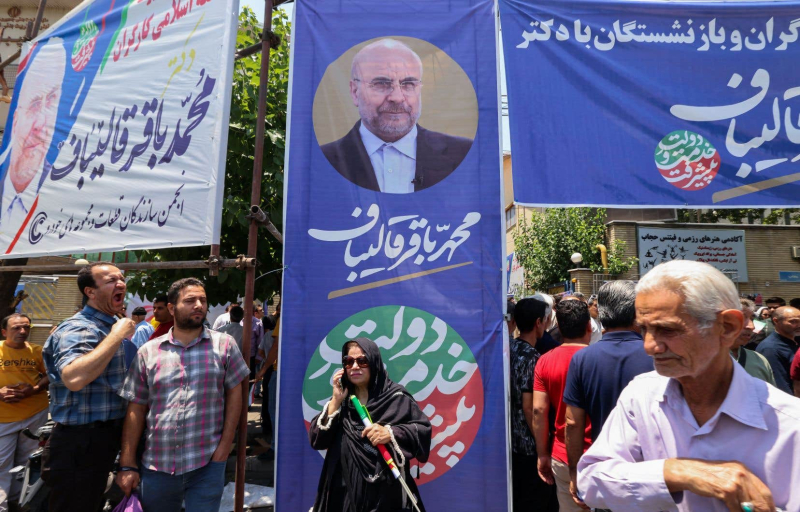 The economy is at the heart of the presidential campaign in Iran