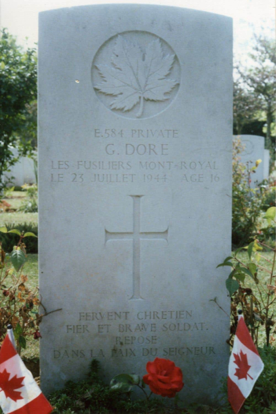 The youngest Ally to die in Normandy was a Quebecer